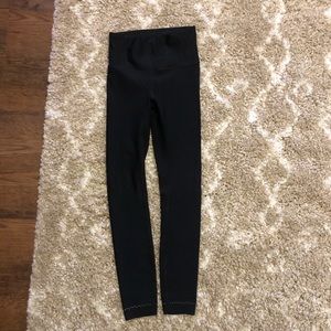black LULU leggings